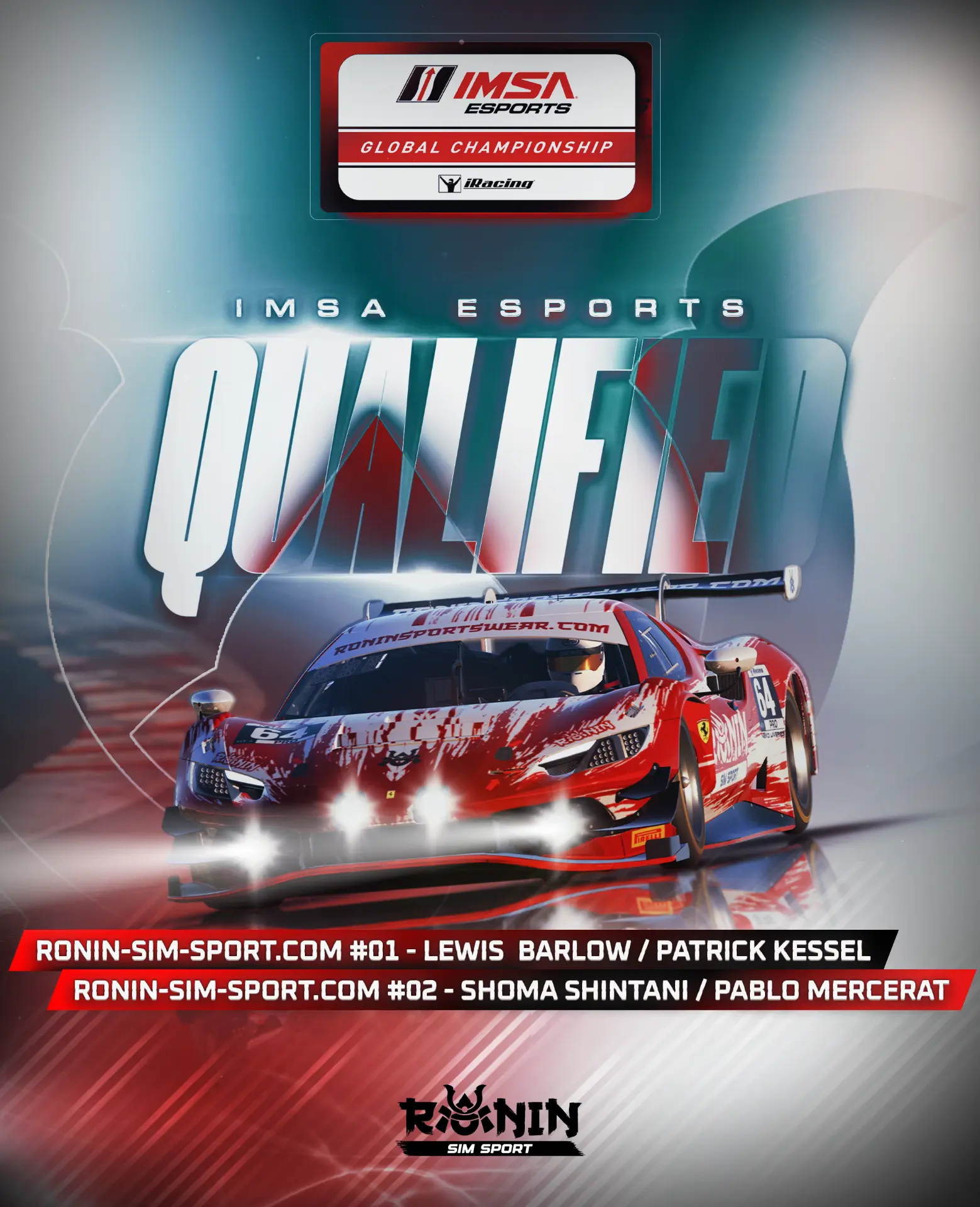 IMSA Esports Qualifier poster
