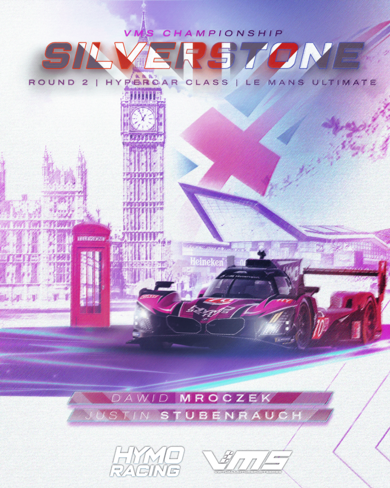 HYMO Racing Silverstone poster