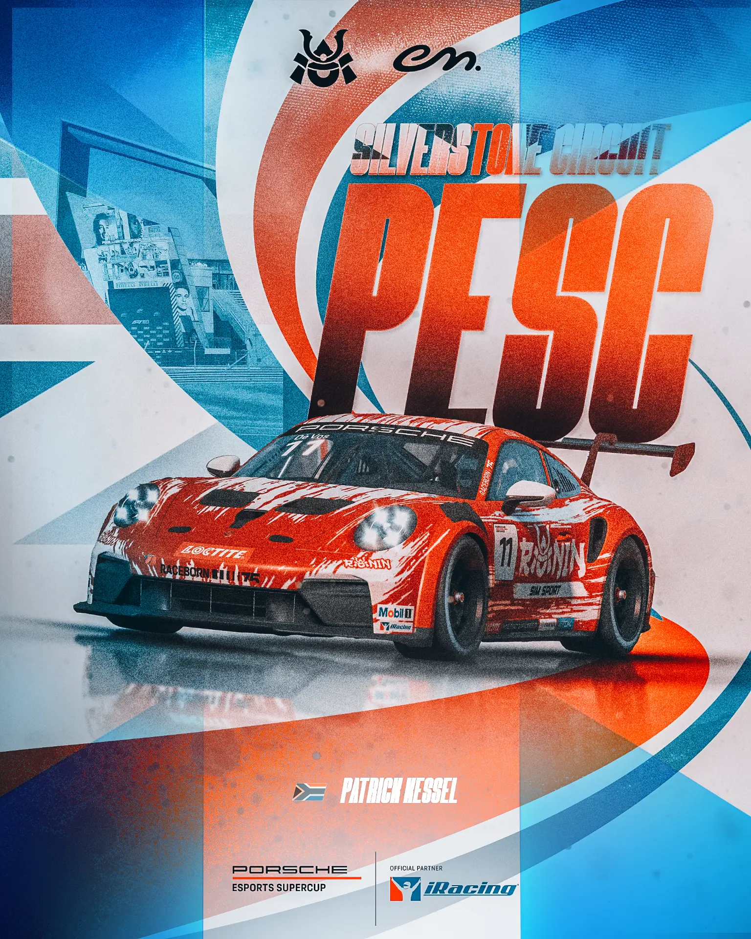 PESC Silverstone Porsche Esports Supercup poster